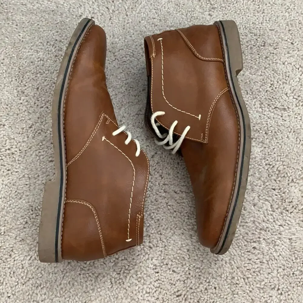 Sonoma Braydon Tan Dress Chukka Boots - Mens 9.5